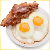 Ochiuri de oua cu bacon